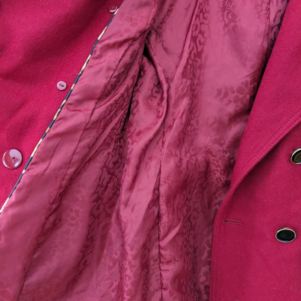 Express Red Peacoat XS - Picture 8 of 8